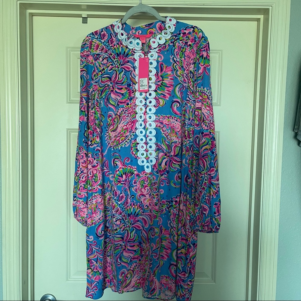 SALE NWT Lilly Pulitzer Conley Dress in Multi Mermaid Grotto.